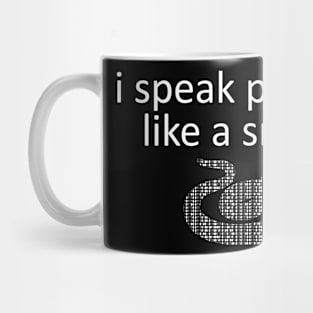 I speak Python like a snake Mug